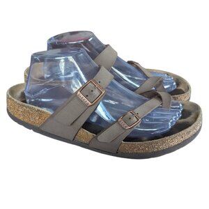 Birkenstock Tan Leather Sandals - Size 41